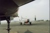 Flamant sur le tarmac du Bourget